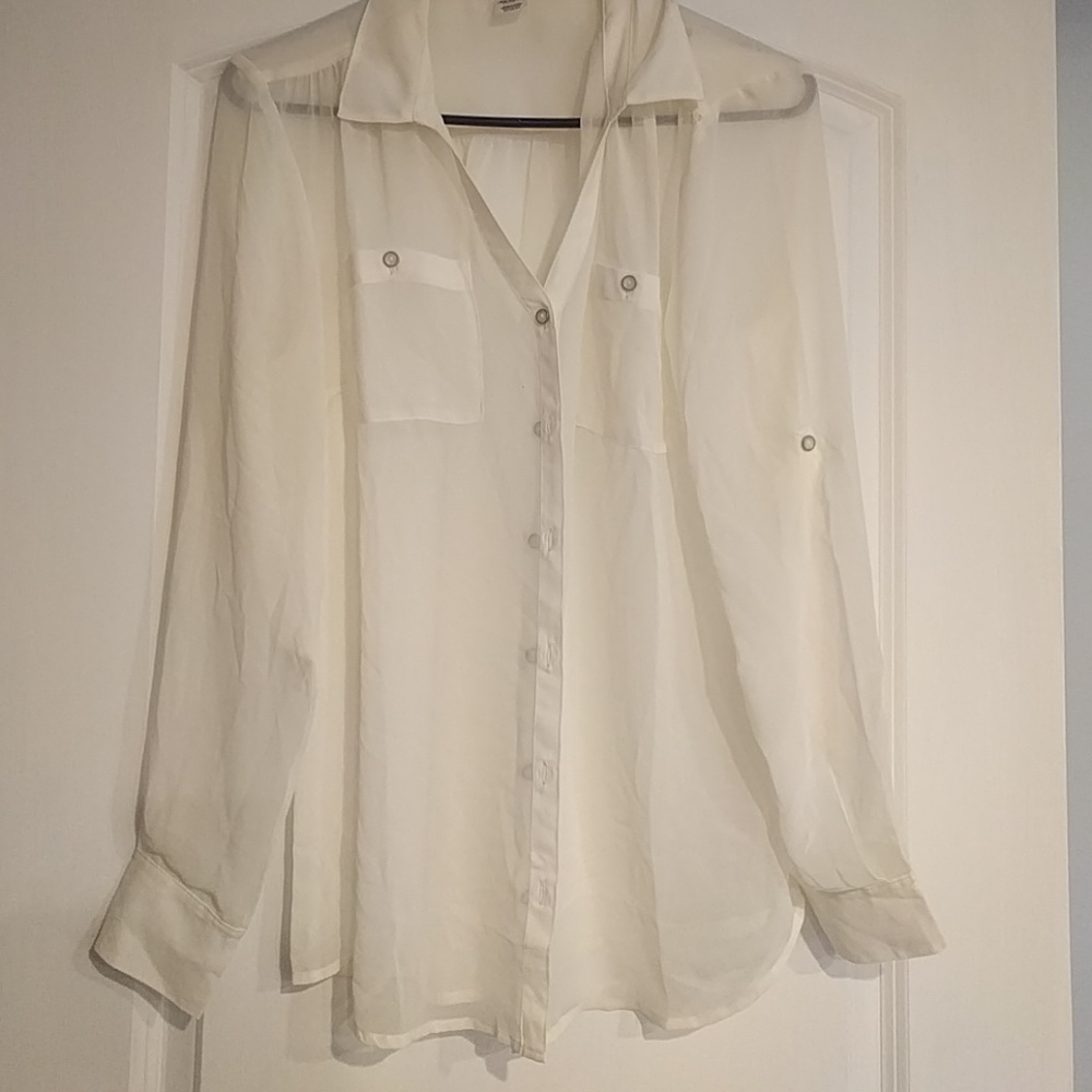 Sheer jockey p2p blouse